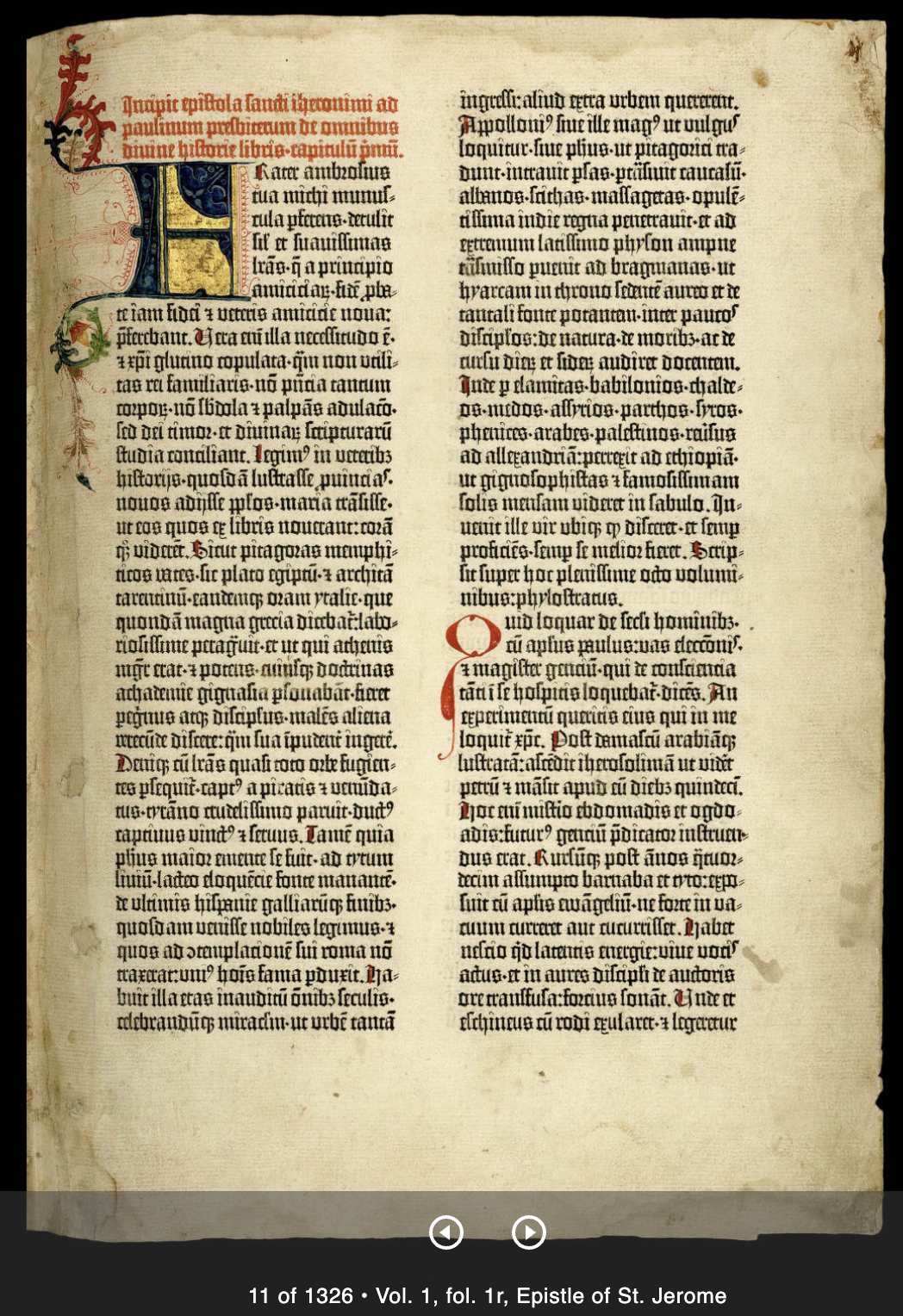 The Gutenberg Bible, 1454